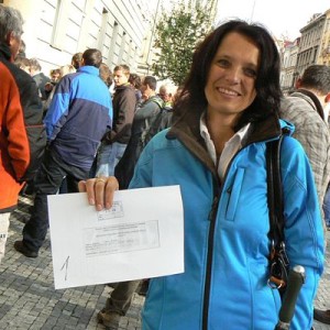 Žadatelka o kotlíkovou dotaci ve Středočeském kraji, kde další výzvu zatím nechystají. Vystačit si Pražané musejí s Čistou energií. FOTO: Radek Plavecký, Právo